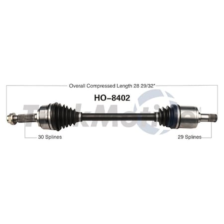 Surtrack Axle Cv Axle Shaft, Ho-8402 HO-8402
